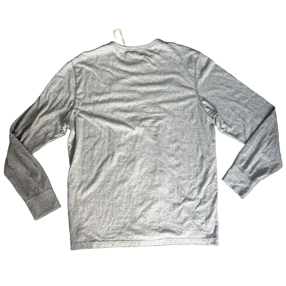 American Eagle Outfitters Mens NWT Gray Long Sleeve T Shirt Distressed Eagle XL - Picture 5 of 6